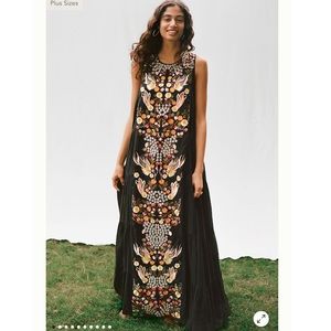 Anthropologie Jacaranda Tiered Maxi Dress